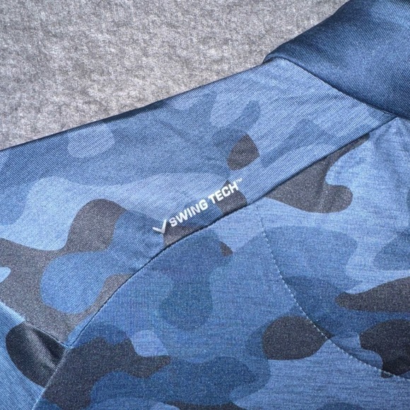 Callaway Mens Small Performance Wicking Blue Camo Golf Polo Shirt Opti Dri NEW - Picture 4 of 9